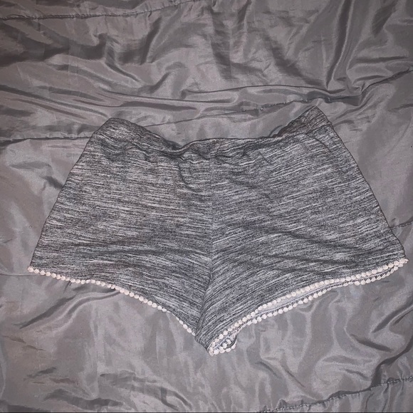 Gray and white shorts - Picture 2 of 3